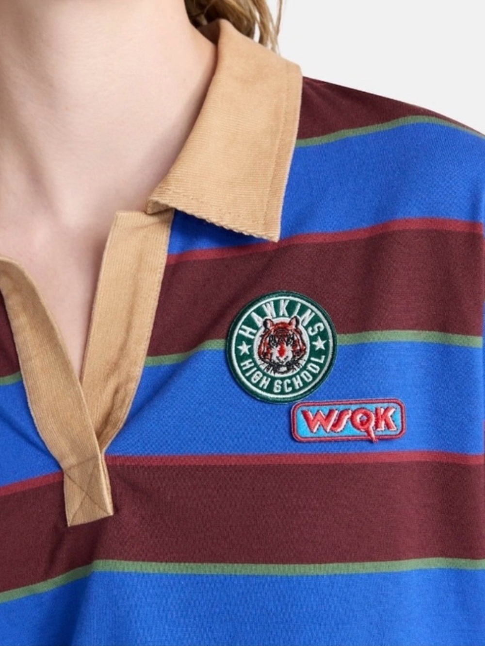 Netflix Stranger Things Cotton Rugby Polo - Picture 3 of 3